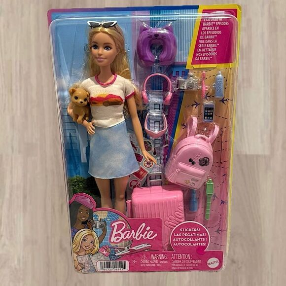Barbie with Accessories - Travel - Picture 1 of 5